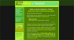 Desktop Screenshot of anglictinavtestech.cz