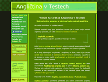 Tablet Screenshot of anglictinavtestech.cz